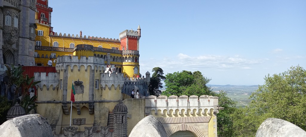 Widok z Pałacu Pena w Sintrze